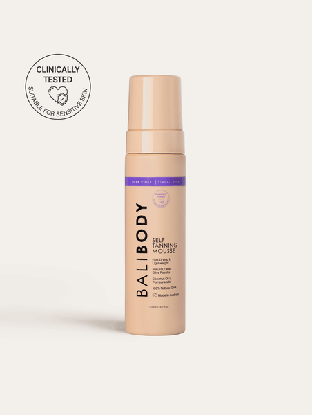 Deep Violet Self Tan Mousse - Ultra Dark Violet Tan - Bali Body