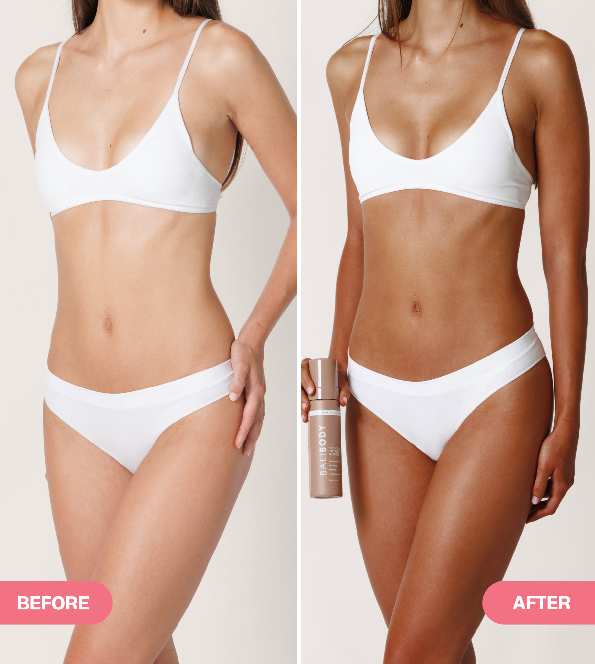 Instant Tan Mousse - Instant Wash Off Self Tan - Bali Body