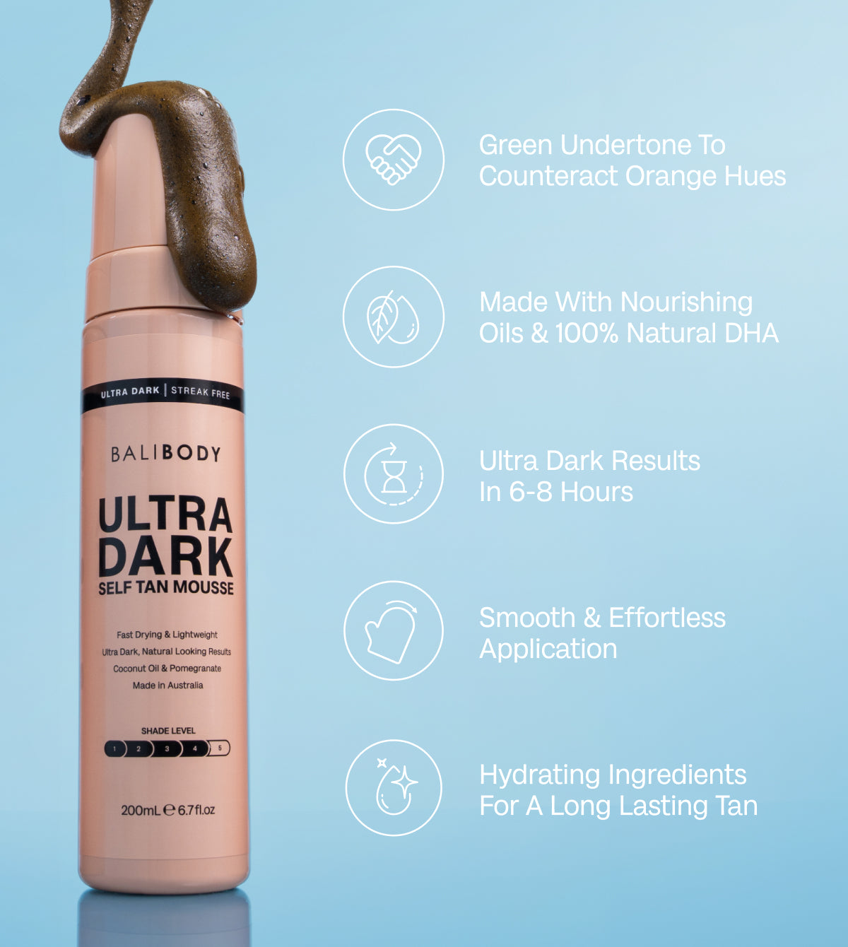 Ultra Dark Self Tanning Mousse Set
