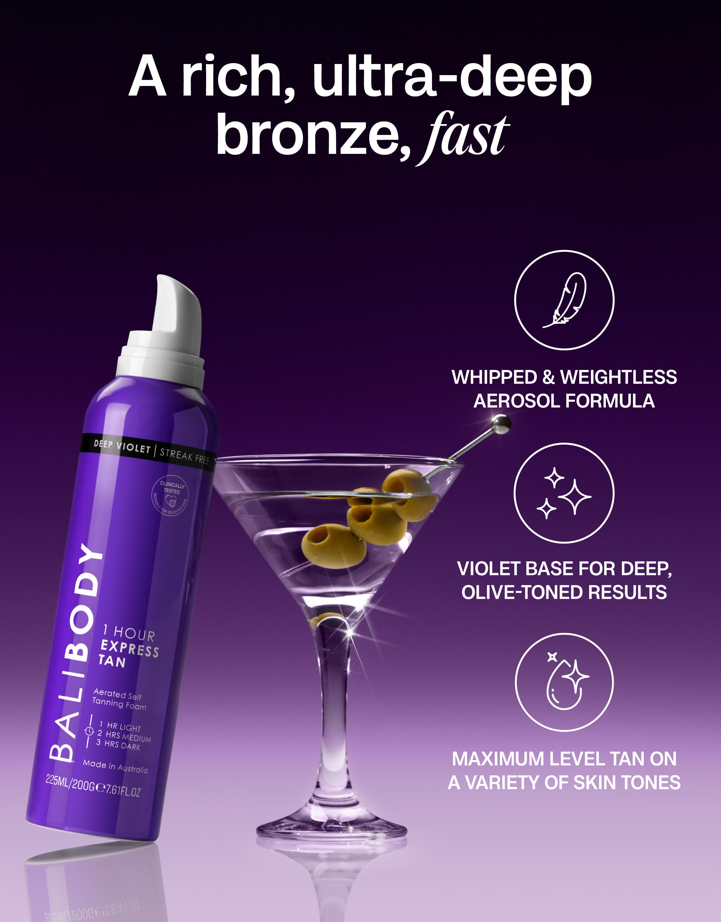 Deep Violet 1 Hour Express Self Tan