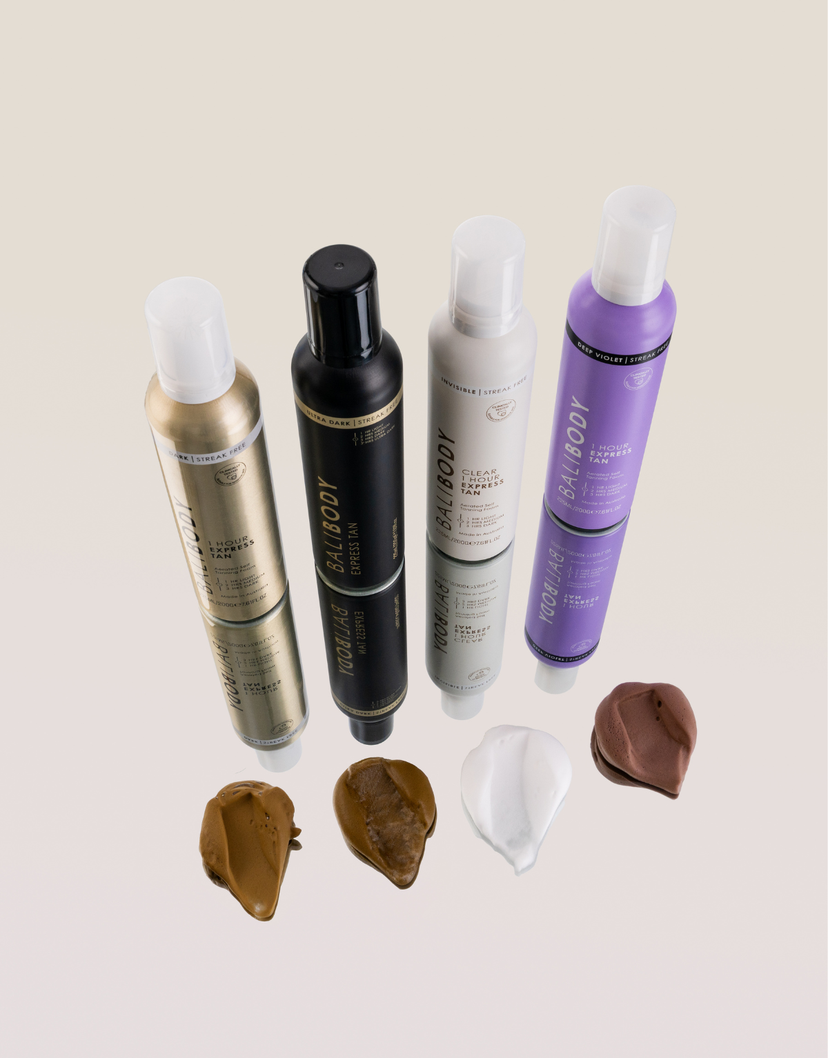 Deep Violet Express Self Tan product deep violet one hour express self tanning foam - Bali Body image11