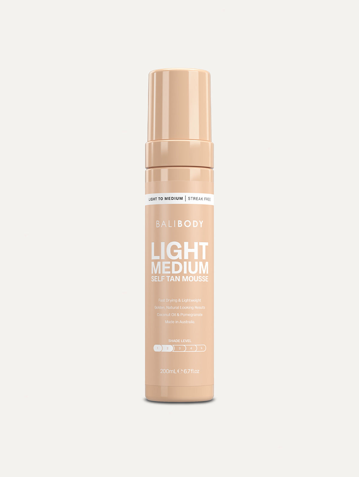 Light Medium Self Tanning Mousse