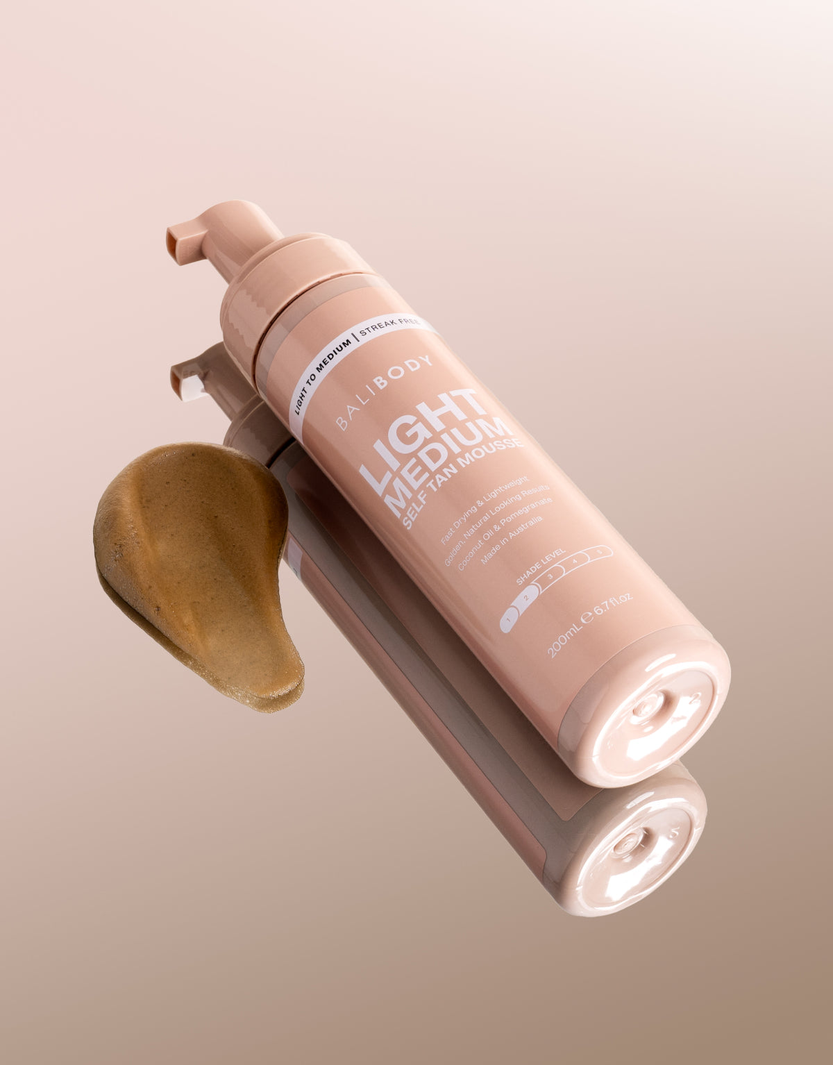 Light Medium Self Tanning Mousse